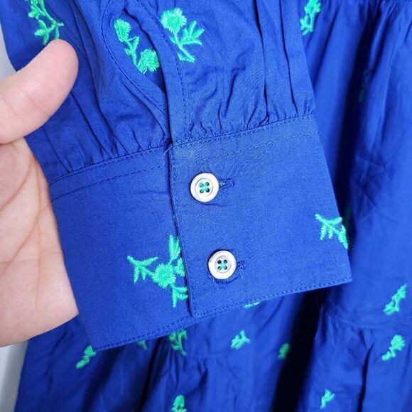 NEW Hatley Maddy Popover Dress Embroidered Flowers Size Small - Picture 6 of 12